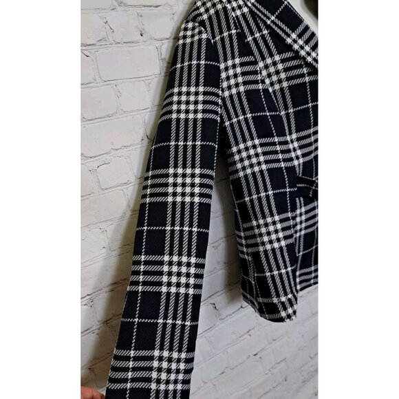 First Lady Checker Blazer Jacket Size 12 - Picture 4 of 11